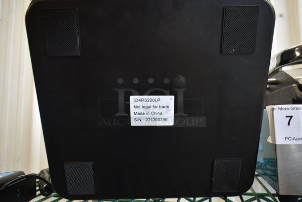 BRAND NEW SCRATCH AND DENT! AvaWeigh 334RS220LP Stainless Steel Commercial Countertop 220 Pound Scale. Tested and Working! - Image 6 of 7