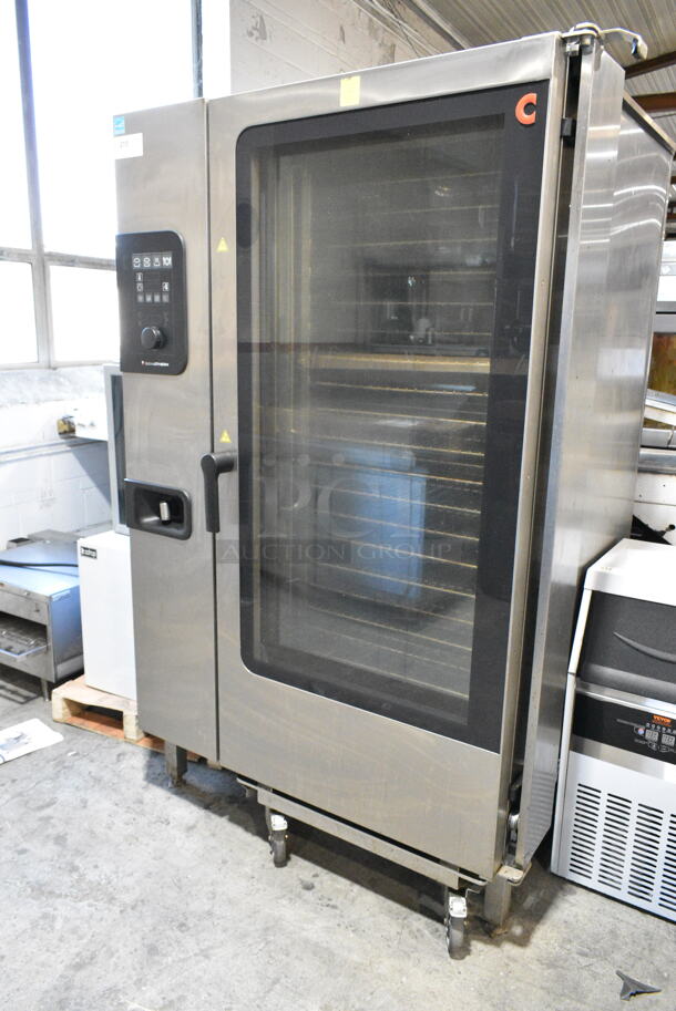 Convotherm C4eD 20.20 GB Stainless Steel Commercial Floor Style Natural Gas Powered Combi Convection Oven. 218,400 BTU.  - Image 1 of 6