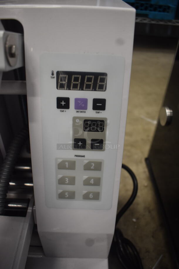 BRAND NEW SCRATCH AND DENT! Estella DPC18P 18" Manual Clamshell Pizza Dough Press - 120V, 1200W 1 Phase. Tested and Working! - Image 5 of 8