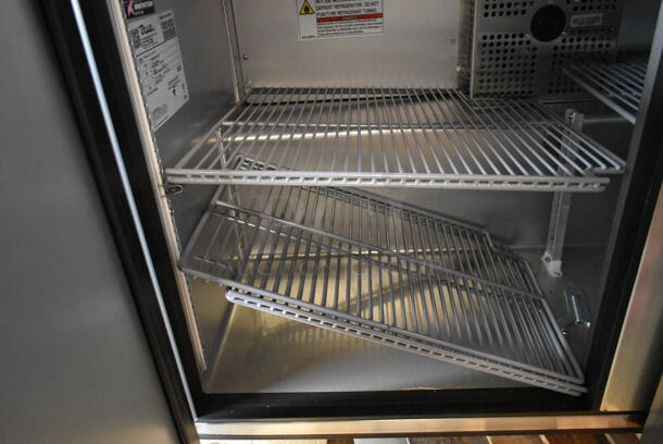 BRAND NEW SCRATCH AND DENT! 2024 True TSSU-48-12-HC Stainless Steel Commercial Sandwich Salad Prep Table Bain Marie Mega Top w/ Commercial Casters. 115 Volts, 1 Phase. Tested and Working! - Image 8 of 10