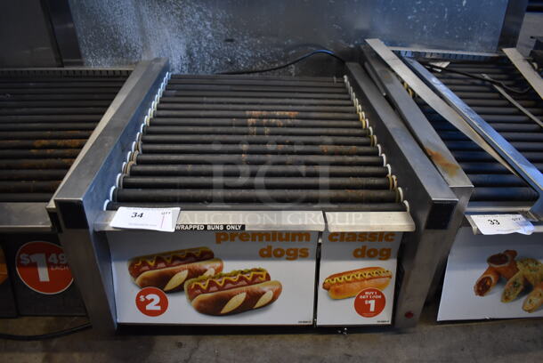 2018 Star 45STBDE Stainless Steel Commercial Countertop Hot Dog Roller w/ Bun Drawer. 120 Volts, 1 Phase. 24x29x12.5. Tested and Working! - Image 1 of 5