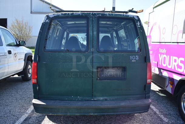 1998 Chevrolet Astro Cargo 3 Door Work Van. Odometer Reads 164,055. VIN 1GCDM19WXWB110716. Title In Hand. Vehicles and Drives. See Lot #10 For Additional Pictures. - Image 5 of 12