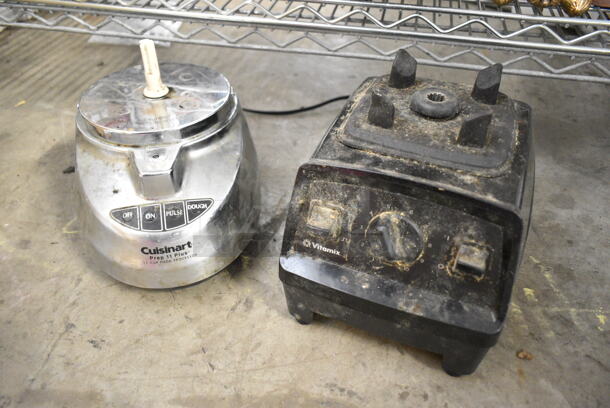 2 Items; Cuisinart Food Processor Base and Vita-Mix VMC197 Blender Base. 2 Times Your Bid!  - Image 1 of 7