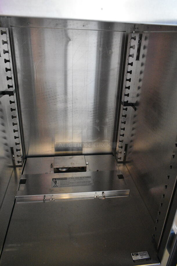 BRAND NEW SCRATCH AND DENT! 2021 Metro Metal Commercial Half Size Heated Holding Cabinet on Commercial Casters. Tested and Working! - Image 9 of 10
