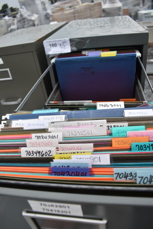 Metal 4 Drawer Filing Cabinet.  - Image 6 of 6