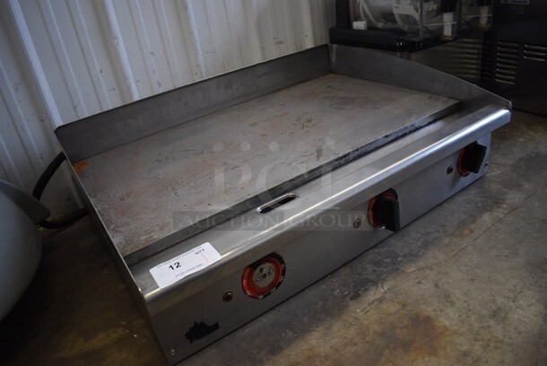 Stainless Steel Commercial Countertop Electric Powered Flat Top Griddle. 208-220 Volts, 3 Phase. 36x26x11.5. - Image 2 of 6