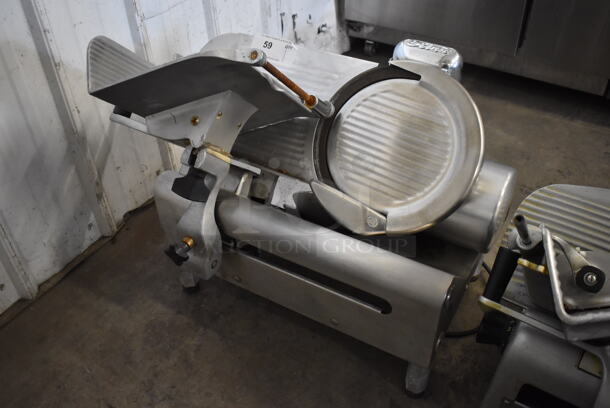 Globe 500 Stainless Steel Commercial Countertop Automatic Meat Slicer w/ Blade Sharpener. 26x22x23. Tested and Working! - Image 3 of 5