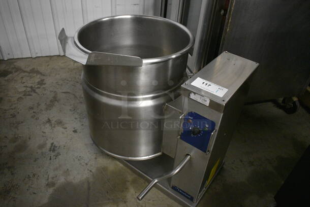 Cleveland KET12T Stainless Steel Commercial Countertop Electric Powered 12 Gallon Tilting Steam Kettle. 28x21x26 - Image 2 of 8