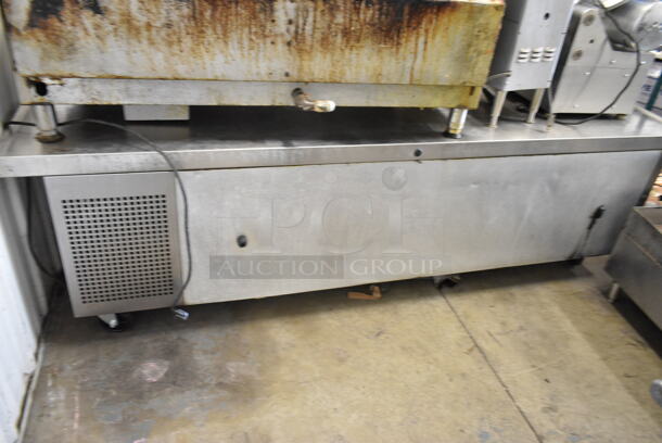 Stainless Steel Commercial 4 Drawer Chef Base on Commercial Casters. Tested and Working! - Image 5 of 5