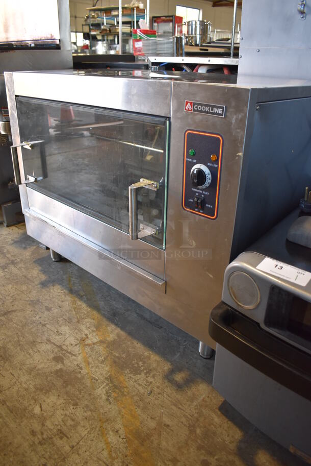 2021 Cookline ER-268 Stainless Steel Commercial Electric Powered Rotisserie Oven. 220 Volts. 46.5x27x32 - Image 3 of 8