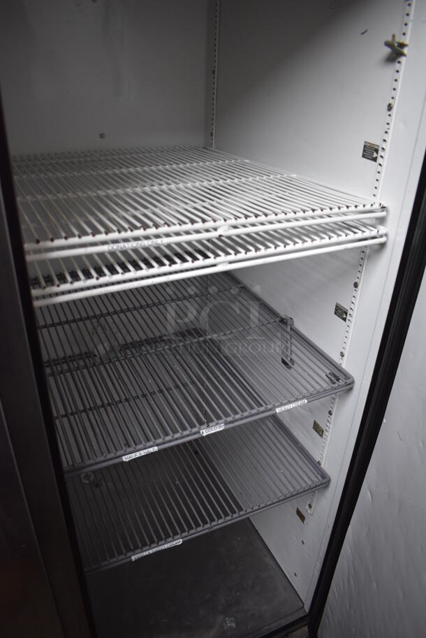 2013 True TG2R-2S ENERGY STAR Stainless Steel Commercial 2 Door Reach In Cooler w/ Poly Coated Racks. 115 Volts, 1 Phase. Tested and Working! - Image 6 of 6