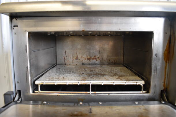 2 Turbochef Model NGCD6 Tornado Stainless Steel Commercial Countertop Electric Powered Rapid Cook Ovens on Stainless Steel Commercial 2 Tier Equipment Stand on Commercial Casters. 208/240 Volts, 1 Phase. 30x30x60. 2 Times Your Bid! - Image 5 of 11
