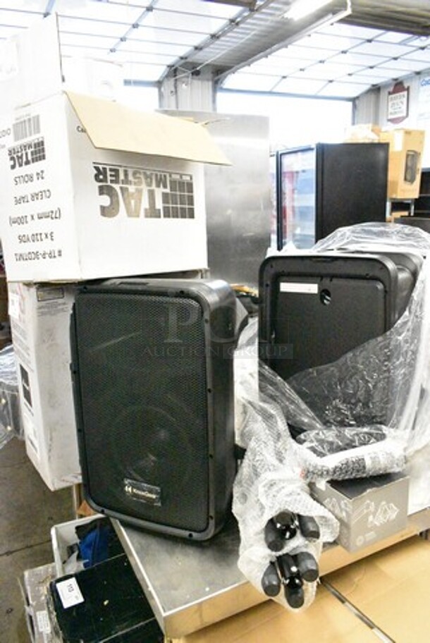7 Various Items Including Microphone, KnoxGear Yeti Microphone Shock Mount, Headphones, Remotes,  KnoxGear Speakers. 7 Times Your Bid!  - Image 1 of 12