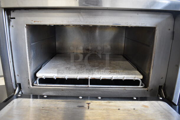 2 Turbochef Model NGCD6 Tornado Stainless Steel Commercial Countertop Electric Powered Rapid Cook Ovens on Stainless Steel Commercial 2 Tier Equipment Stand on Commercial Casters. 208/240 Volts, 1 Phase. 30x30x60. 2 Times Your Bid! - Image 8 of 11