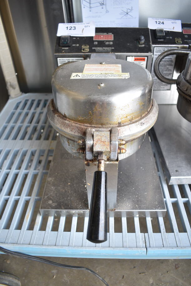 Gold Medal 5020ET Stainless Steel Commercial Countertop Waffle Cone Machine. 120 Volts, 1 Phase. Tested and Powers On But Does Not Get Warm - Image 1 of 4
