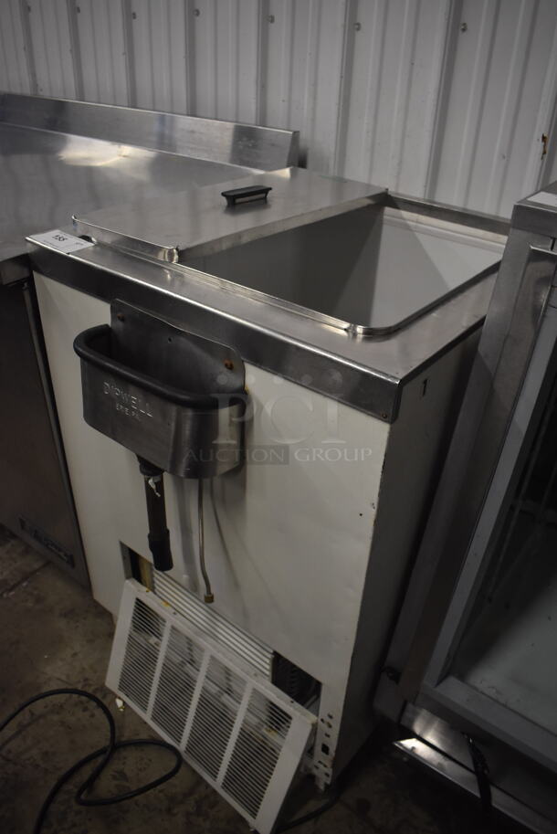 Metal Commercial Chest Freezer w/ Dipwell. 26x30x38. Tested and Working! - Image 4 of 6