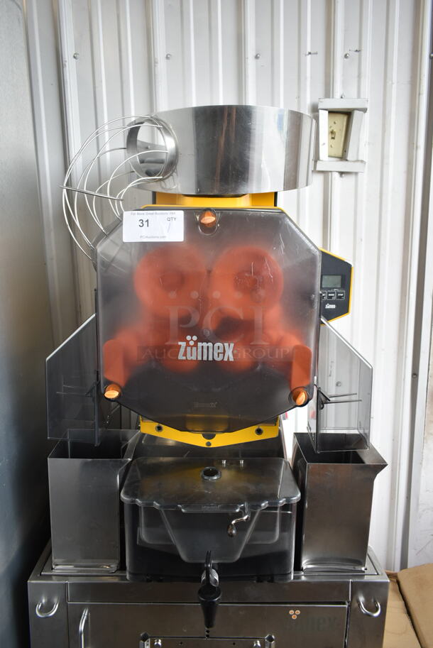 2017 Zumex Speed Pro Tank Podium Stainless Steel Commercial Floor Style Citrus Juicer on Commercial Casters. 115 Volts, 1 Phase. - Image 3 of 12