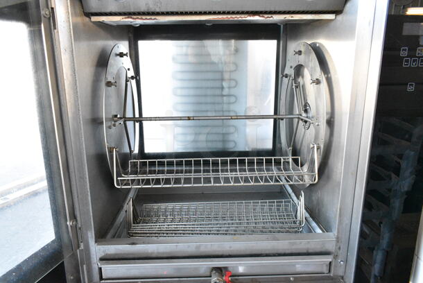 Fri-jado TDR 7 P eco GAS Stainless Steel Commercial Propane Gas Powered Rotisserie Oven. 55,000 BTU.  - Image 4 of 6