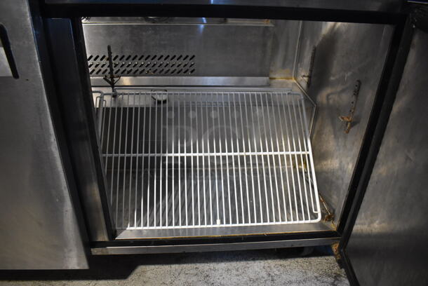 Atosa Stainless Steel Commercial Sandwich Salad Prep Table Bain Marie Mega Top on Commercial Casters. 115 Volts, 1 Phase. 60.5x30x44.5. Cannot Test Due To Cut Power Cord - Image 6 of 8