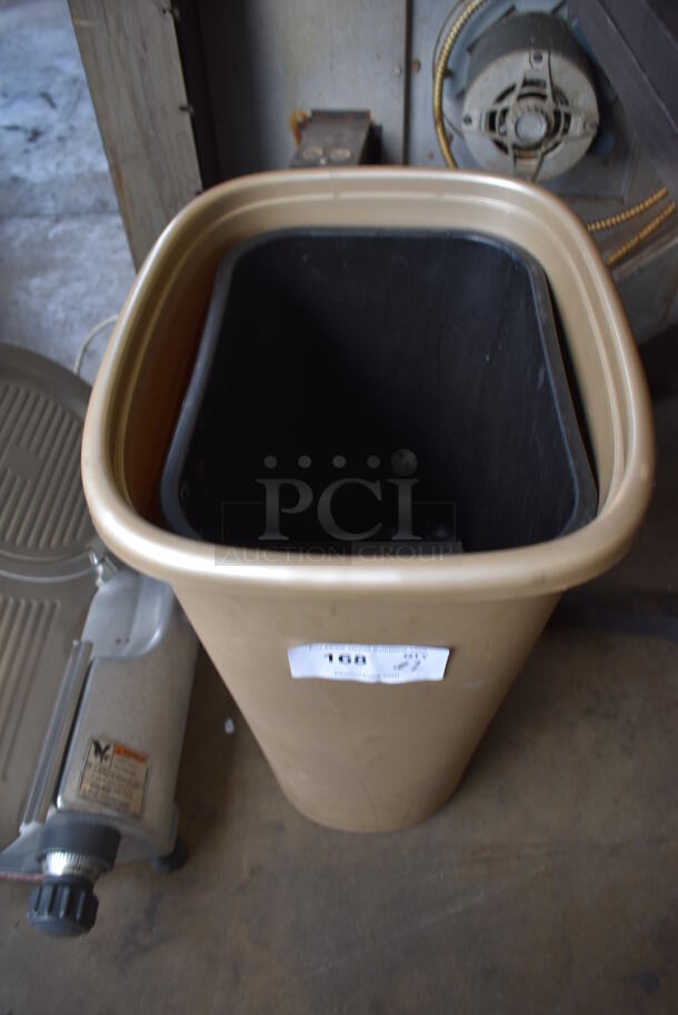 ALL ONE MONEY! Lot of 2 Poly Trash Cans. Includes 14x18x23 - Image 2 of 4