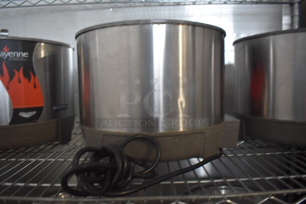 Vollrath HS-11 Stainless Steel Electric Powered Food Warmer With Lid. 120V Tested And Working - Image 2 of 4