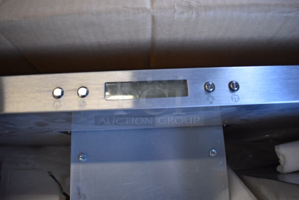 BRAND NEW SCRATCH AND DENT! Best IBF4I36SB Stainless Steel 36 Inch 400 Max Blower CFM Island Range Hood. Stock Picture Used For Gallery Picture. - Image 5 of 10