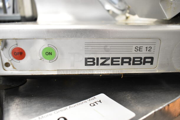 Bizerba SE 12 Stainless Steel Commercial Countertop Meat Slicer. 115 Volts, 1 Phase. Tested and Working! - Image 2 of 4