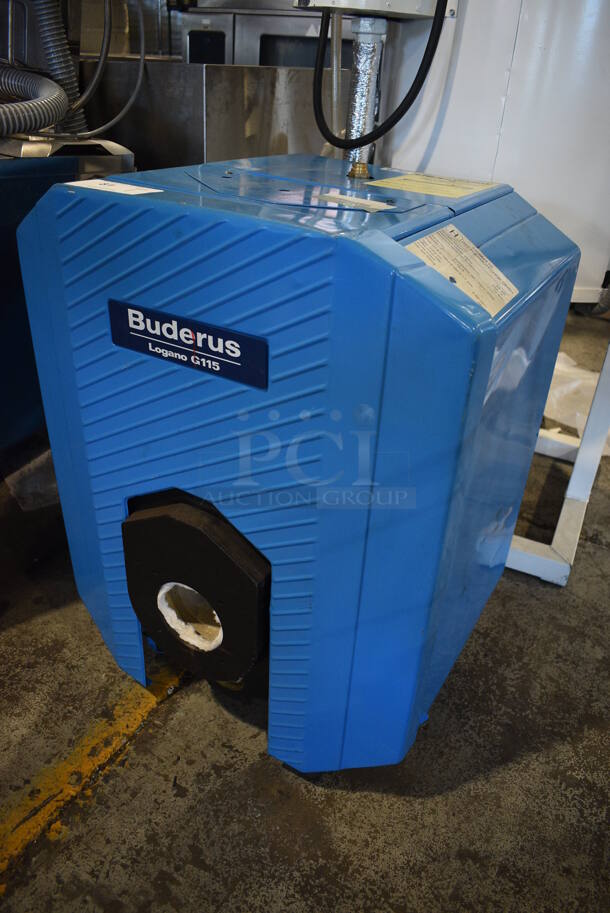 Buderus Logano Model G115/3 Metal Hot Water Oil Boiler. 24x21x31.5 - Image 2 of 8