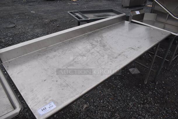Stainless Steel Table w/ Back Splash. 72x30x42 - Image 3 of 4