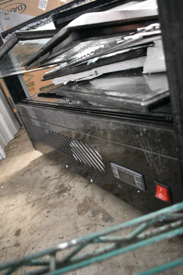 BRAND NEW SCRATCH AND DENT! Metal Commercial Countertop Display Case. See Pictures for Damage. Tested and Working! - Image 6 of 7