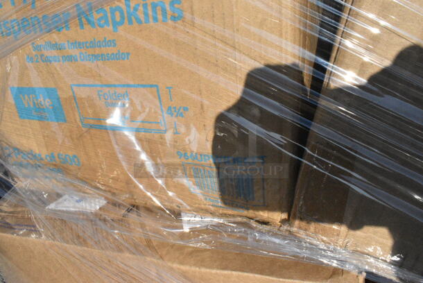 28 BRAND NEW Boxes Including 395RP10CPF EcoChoice No PFAS Added 10" Natural Bagasse Blend 3 Compartment Plate - 500/Case, 1501405NAT Choice 2 3/4" x 10" Kraft Disposable Silverware / Bakery / Churro Bag - 2000/Case, 433HLFHCAKE Choice 1/2 Size High Dome Sheet Cake Display Container with Clear Dome Lid - 25/Case, 966UPWIDEKFT OneUp by Choice Kraft 2-Ply Wide Interfold 6 1/2" x 8 1/2" Dispenser Napkin - 6000/Case, 395RP09W Choice Plates, 500LFLAT Choice 32 oz. Clear PET Plastic Flat Lid with No Straw Slot - 500/Case, 129MCR38B Choice 38 oz. Black Round Microwavable Heavy Weight Container with Lid - 150/Case, 394365M Noble Products Powder-Free Disposable Clear Vinyl Gloves for Foodservice - Medium - 1000/Case, 760PCC09 Choice 9 oz. Poly Paper Cold Cup - 2000/Case, 433CARRIER4 Choice Pulp Fiber 4 Cup Carrier - 300/Case, 500CC12 Choice Clear PET Customizable Plastic Cold Cup - 12 oz. - 1000/Case, 5012433M1 Lavex Li'l Herc 12-16 Gallon 1 Mil 24" x 33" Low Density Medium-Duty Clear Can Liner / Trash Bag - 250/Case, 130WHKSH Choice White Heavy Weight Wrapped Plastic Cutlery Pack - 500/Case, 500TO993C3 Choice 9" x 9" x 3" Microwaveable 3-Compartment Black / Clear Plastic Hinged Container - 100/Case. 28 Times Your Bid!  - Image 7 of 12