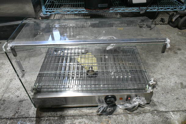 KoolMore HDC-1.5C Metal Countertop Heated Display Case Merchandiser. 110-120 Volts, 1 Phase. Tested and Working! - Image 4 of 10