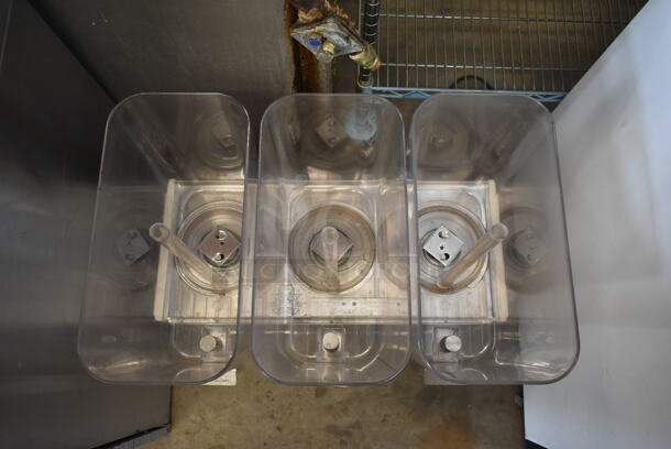 Crathco Stainless Steel Commercial Countertop 3 Hopper Refrigerated Beverage Machine. 115 Volts, 1 Phase. Tested and Working! - Image 4 of 6