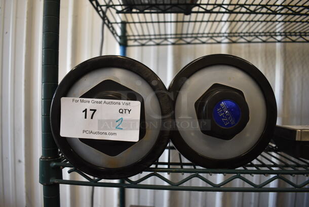 2 San Jamar Black Poly Cup Dispensers. 7x7x25. 2 Times Your Bid! - Image 2 of 3