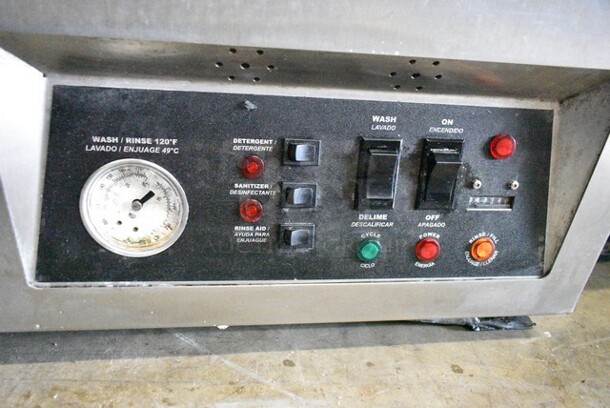 2017 Wareforce Wareforce UL30 Stainless Steel Commercial Undercounter Dishwasher. 115 Volts, 1 Phase.  - Image 6 of 7