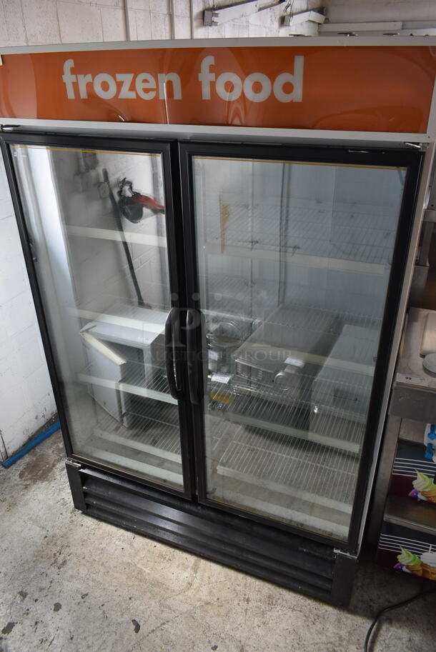 Master-Bilt MBGFP48-HG Metal Commercial 2 Door Reach In Freezer Merchandiser w/ Poly Coated Racks. 115/208-230 Volts, 1 Phase. - Image 1 of 6