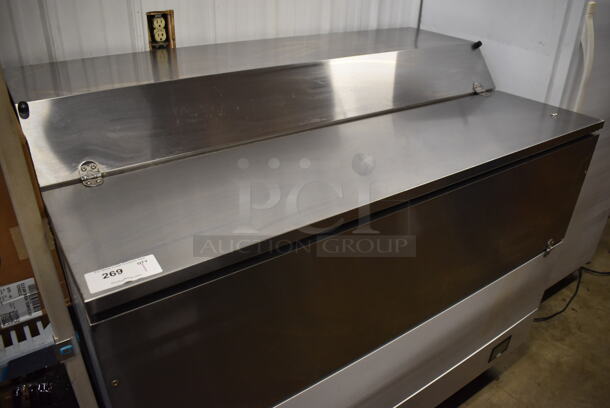 Continental MC5-S Stainless Steel Commercial Milk Cooler on Commercial Casters. 115 Volts, 1 Phase. 58x34x49. Tested and Working! - Image 2 of 6