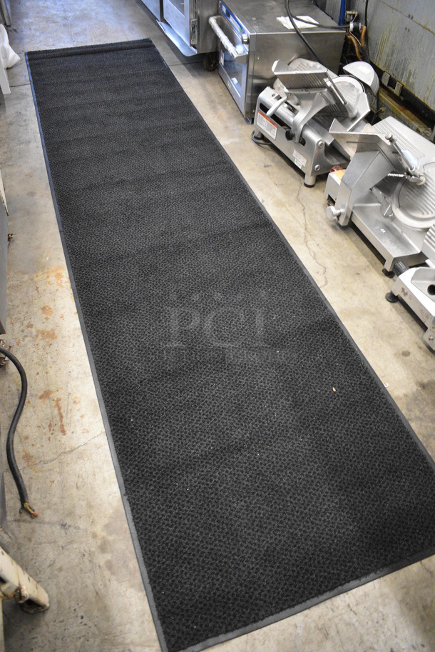 Black Floor Rug. 34.5x144 - Image 2 of 5