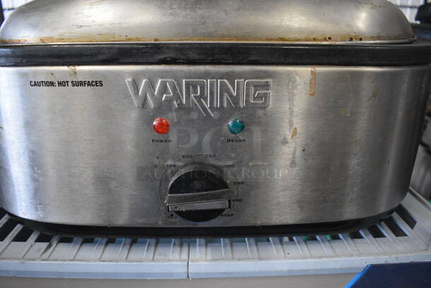 Waring Metal Countertop Roaster w/ Lid. 24x15x13 - Image 4 of 4