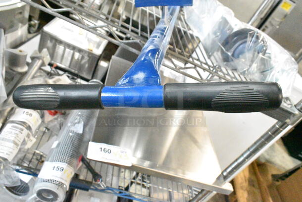 2 BRAND NEW SCRATCH AND DENT! Items Including HP0042189300 Vulcan 00-421893-000G1 Plate Mount Caster - 4/Set and Blue Handles. 2 Times Your Bid!  - Image 7 of 7