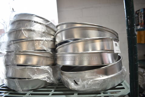 14 BRAND NEW! Metal Round Cake Baking Pans. 14 Times Your Bid!