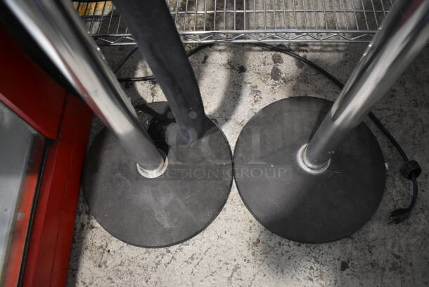 2 Metal Stanchions. 14x14x37. 2 Times Your Bid! - Image 5 of 5