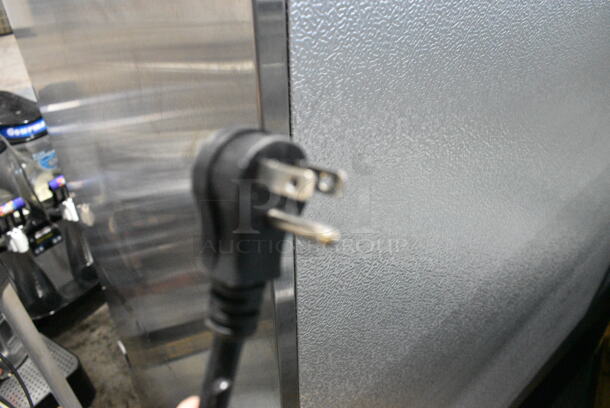 BRAND NEW SCRATCH AND DENT! 2024 Avantco 178SS2FHC Stainless Steel Commercial 2 Door Reach In Cooler w/ Poly Coated Racks. 115 Volts, 1 Phase. Tested and Does Not Power On - Image 6 of 6