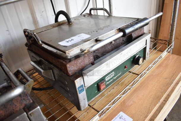 Waring Stainless Steel Commercial Countertop Panini Press. 20x18x10. Tested and Working! - Image 2 of 4