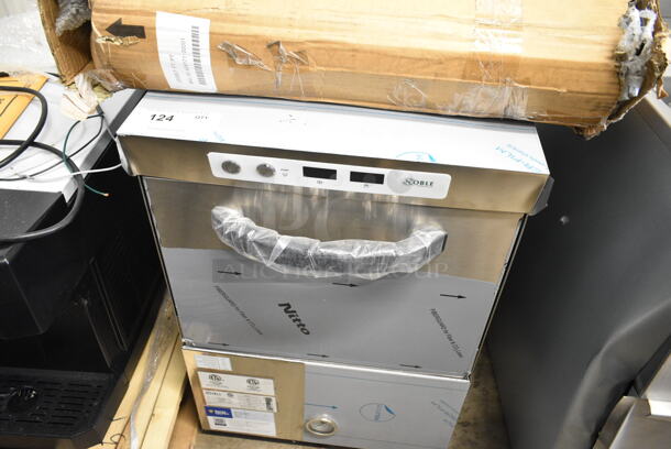 BRAND NEW SCRATCH AND DENT! 2023 Noble 495HTGW22 Warewashing HTGW High-Temperature Underbar Glass Washer. 208-240 Volts, 1 Phase.  - Image 2 of 4