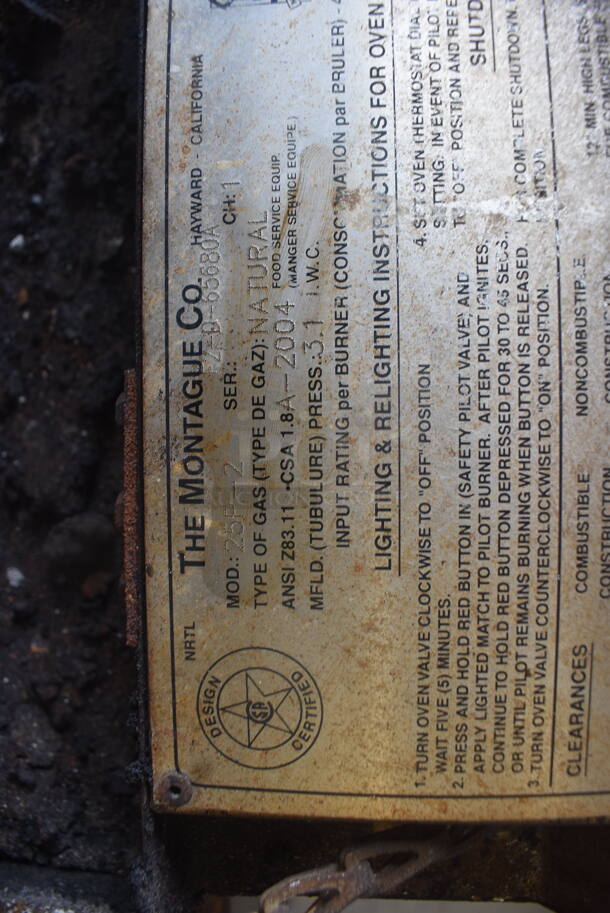 Montague 25P-2 Hearth Bake Legend Double Deck Natural Gas Powered Pizza Ovens with Stones. 2 Times Your Bid. - Image 11 of 11