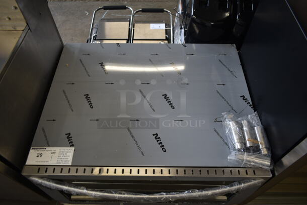 BRAND NEW SCRATCH AND DENT! KoolMore KM-CTCO-44 Stainless Steel Commercial Countertop Electric Powered Convection Oven, Holds Full Size Pans, 4 Racks And 3500W Of Power. See Picture For Missing Exterior Glass Door Pane. 240 Volts. - Image 3 of 9