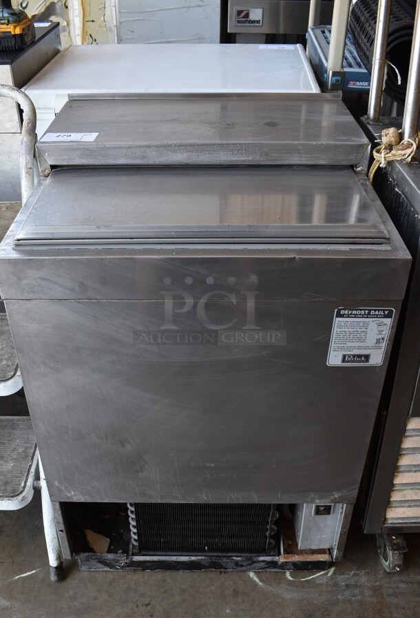 Perlick Model 8340UL Stainless Steel Commercial Back Bar Bottle Cooler. 115 Volts, 1 Phase. 24x25x35. Tested and Working!