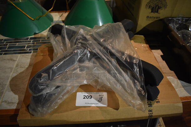 3 BRAND NEW! Black Metal X Table Base. 22x22x2. 3 Times Your Bid! (bar) - Image 4 of 4