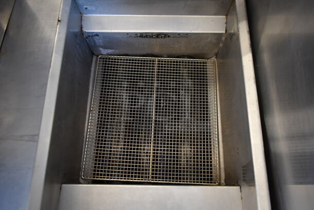 Imperial IFS-40 Stainless Steel Commercial Floor Style Natural Gas Powered Deep Fat Fryer. 105,000 BTU. - Image 3 of 6